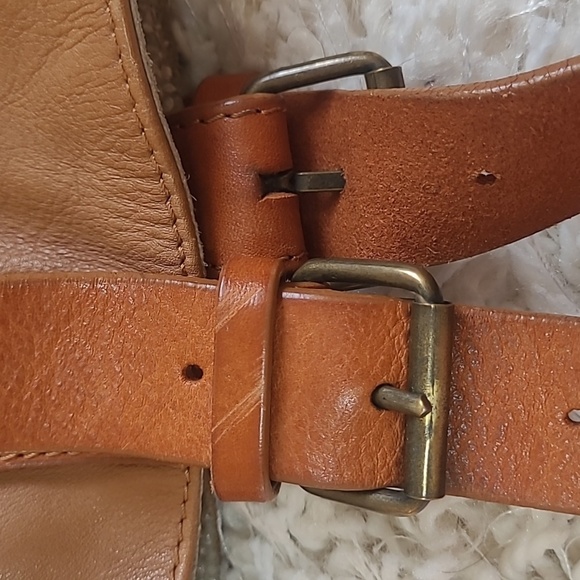 Maurizio Tauiti Italian Hobo Leather Large Shoulder Boho Bag - Picture 16 of 17